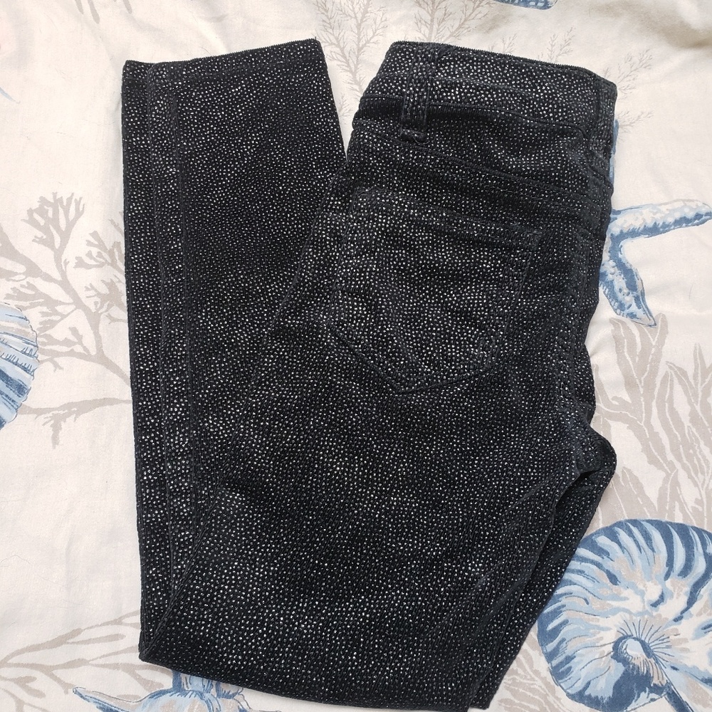 Black sparkle pants
